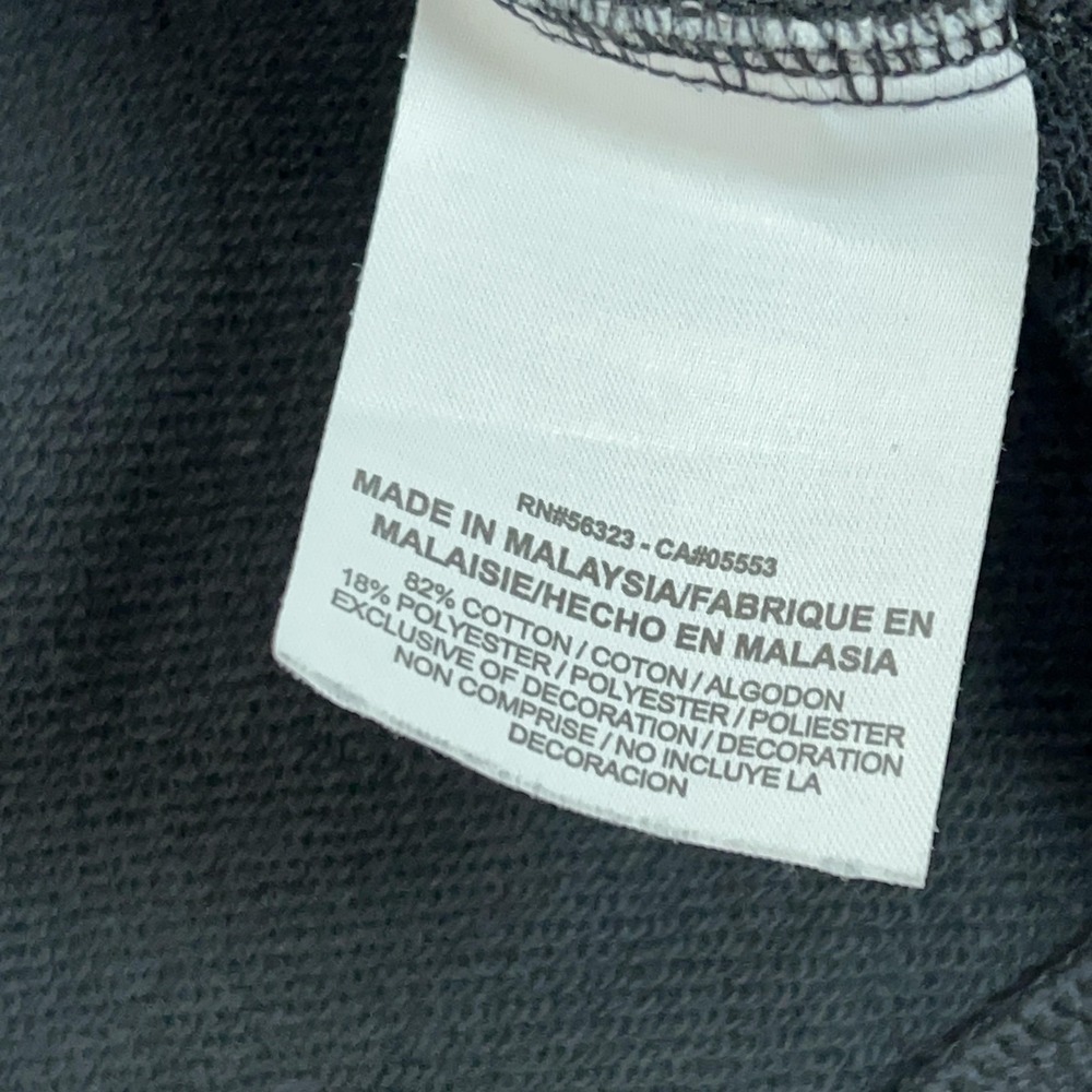 Nike Sweatshirt Womens 3X Black Crewneck Swoosh Retro Oversized Pullover Plus - Picture 4 of 10